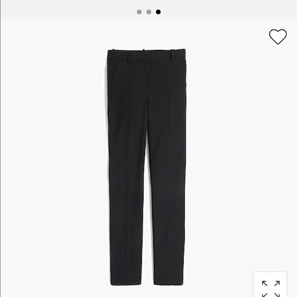 jcrew perfect condition black slacks